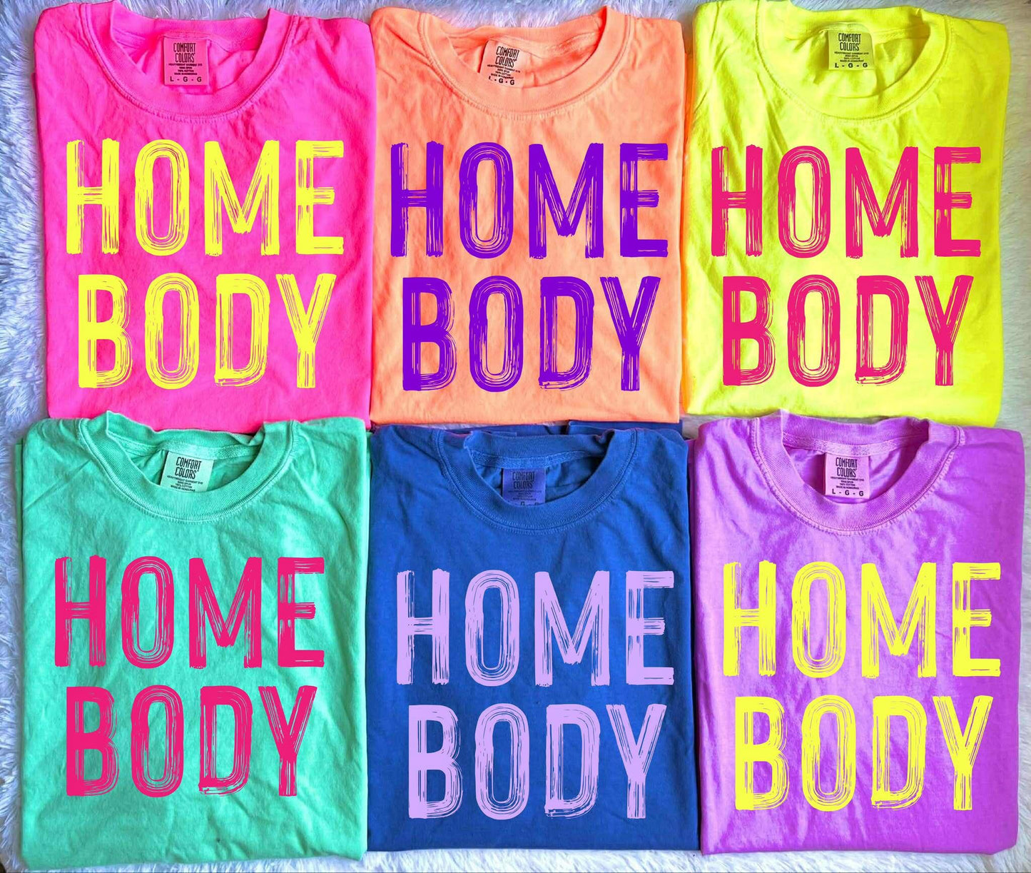 Neon Summer Homebody Graphic T-Shirt