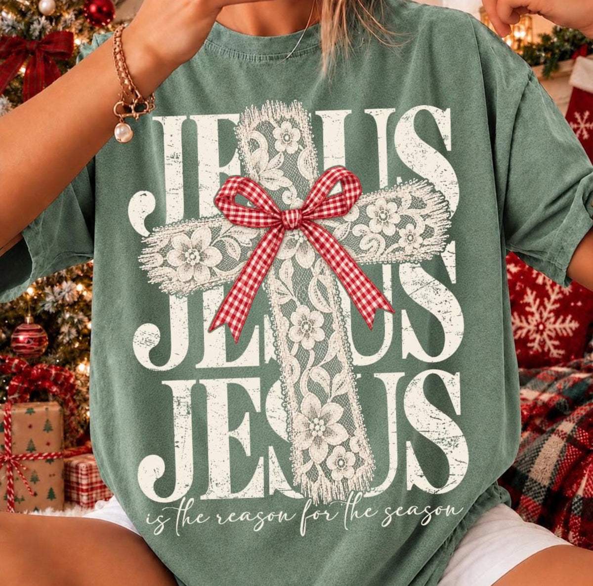 Retro Neutral Jesus Graphic Shirt