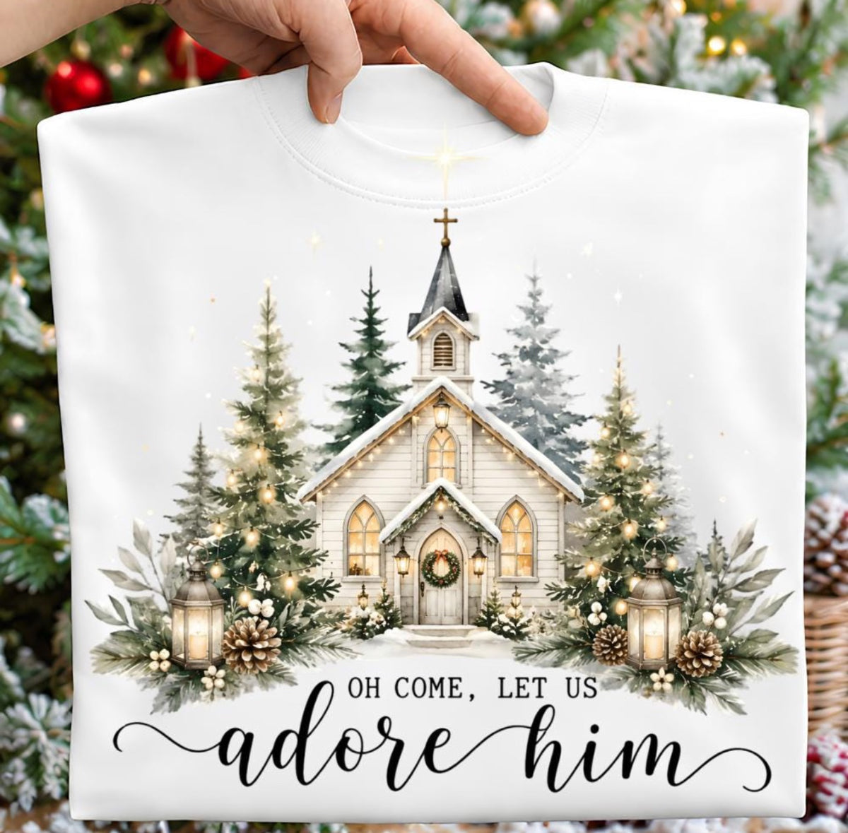 Adore Him Graphic Shirt