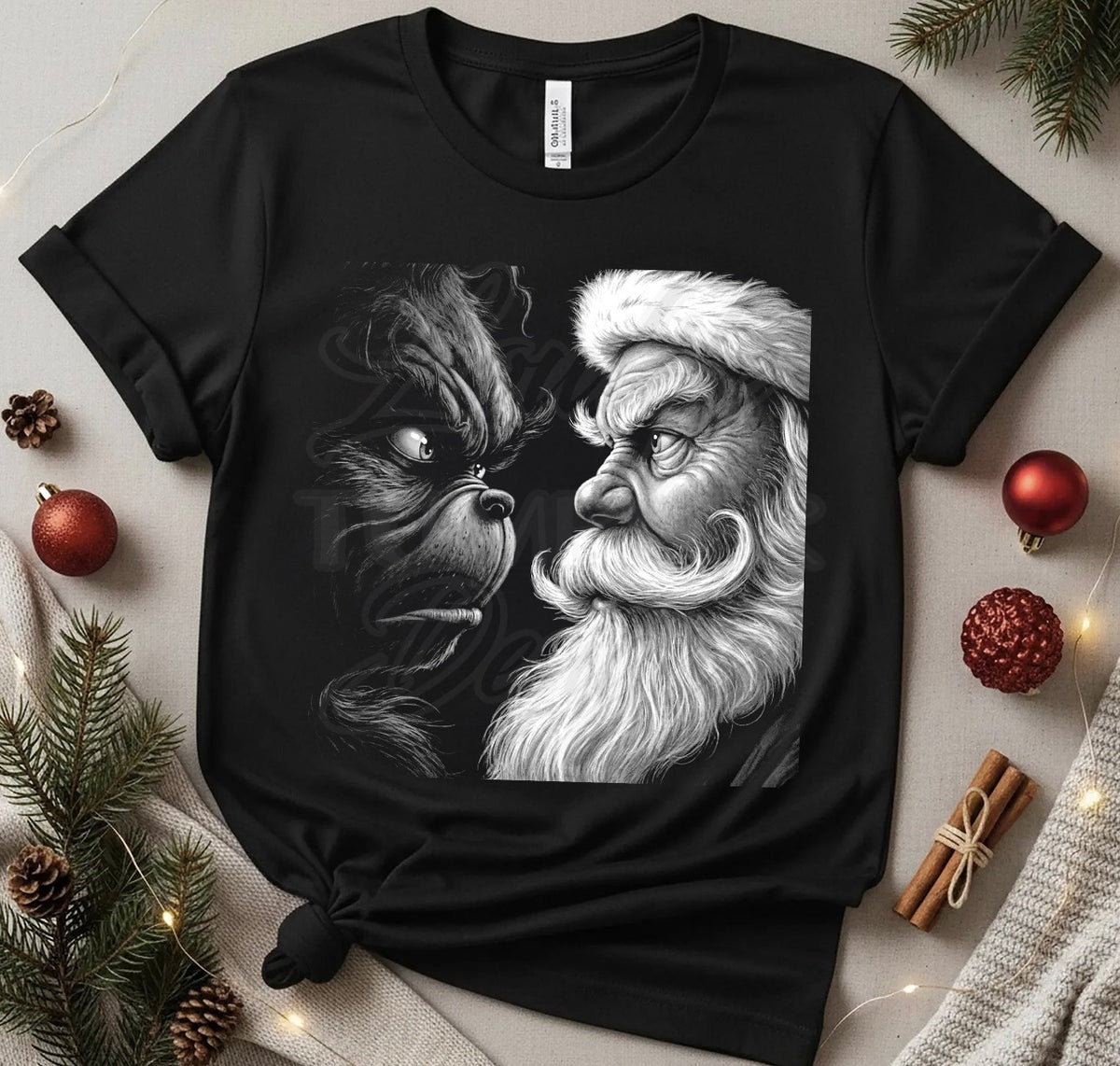 Retro Santa Graphic Shirt