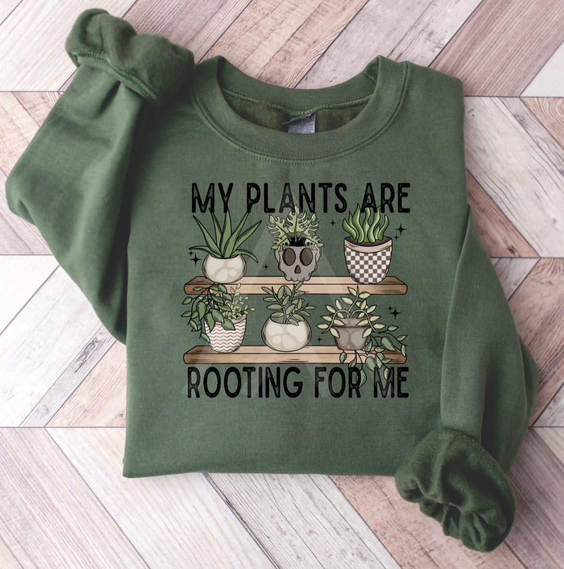 Rooting For Me Graphic Sweatshirt