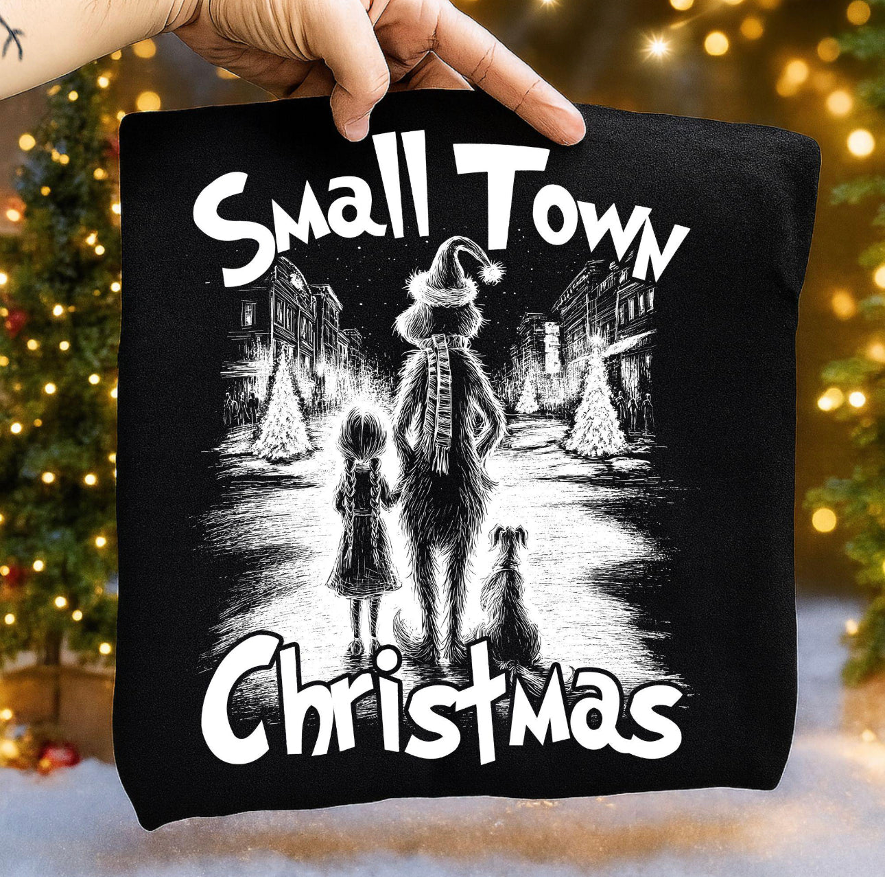 Small Town Christmas Holiday Graphic Shirt