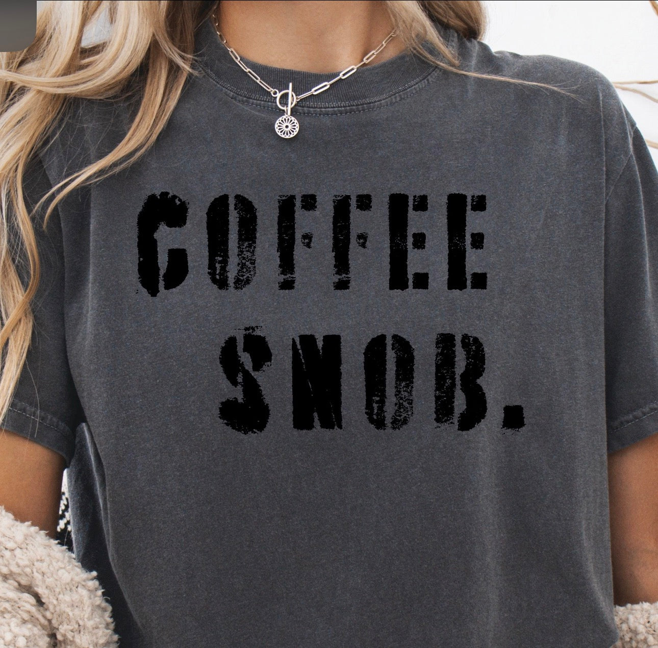 Coffee Snob Graphic Shirt