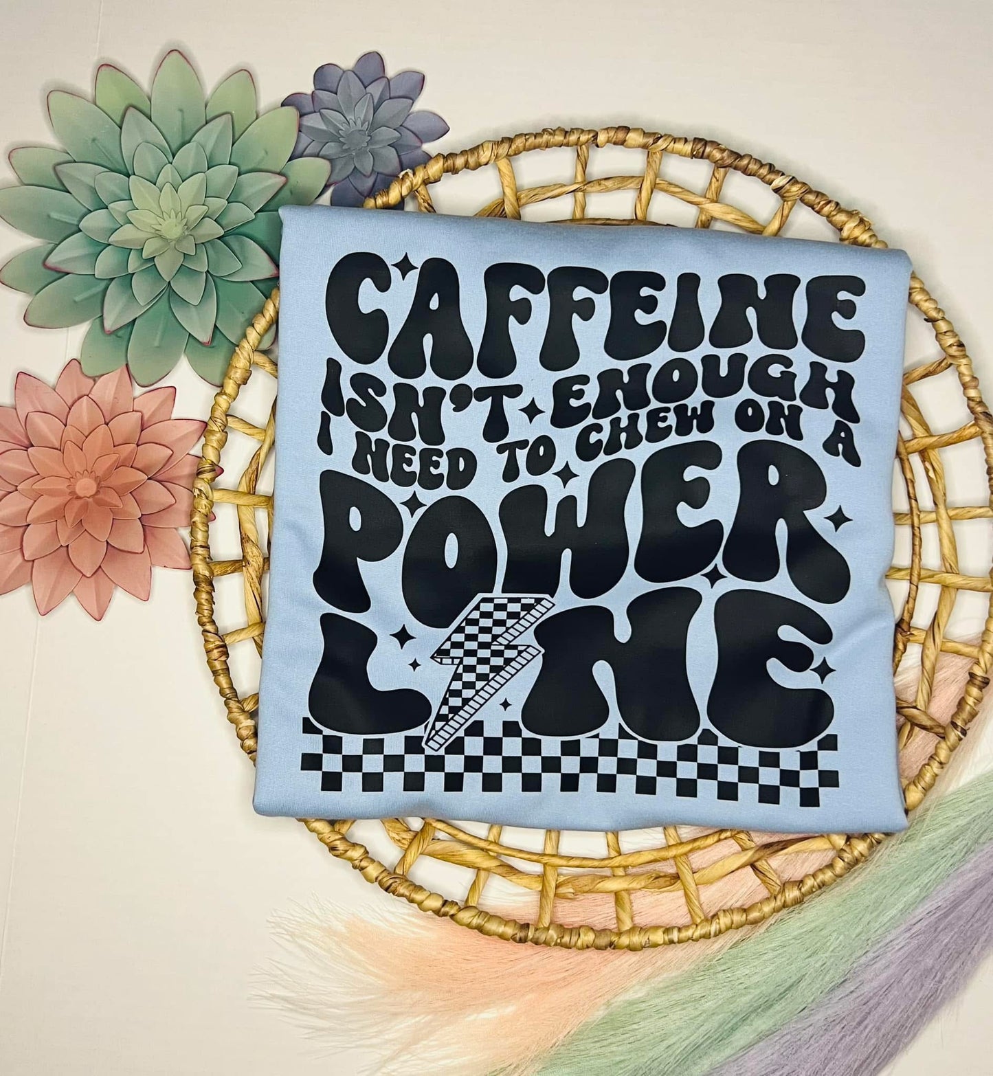 Caffeine isnt enough Vintage Graphic T-Shirt