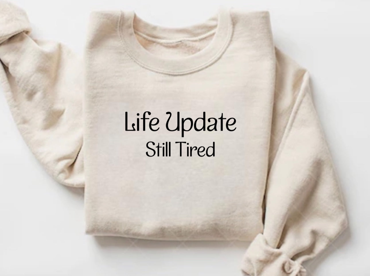 Life Update Graphic Crewneck