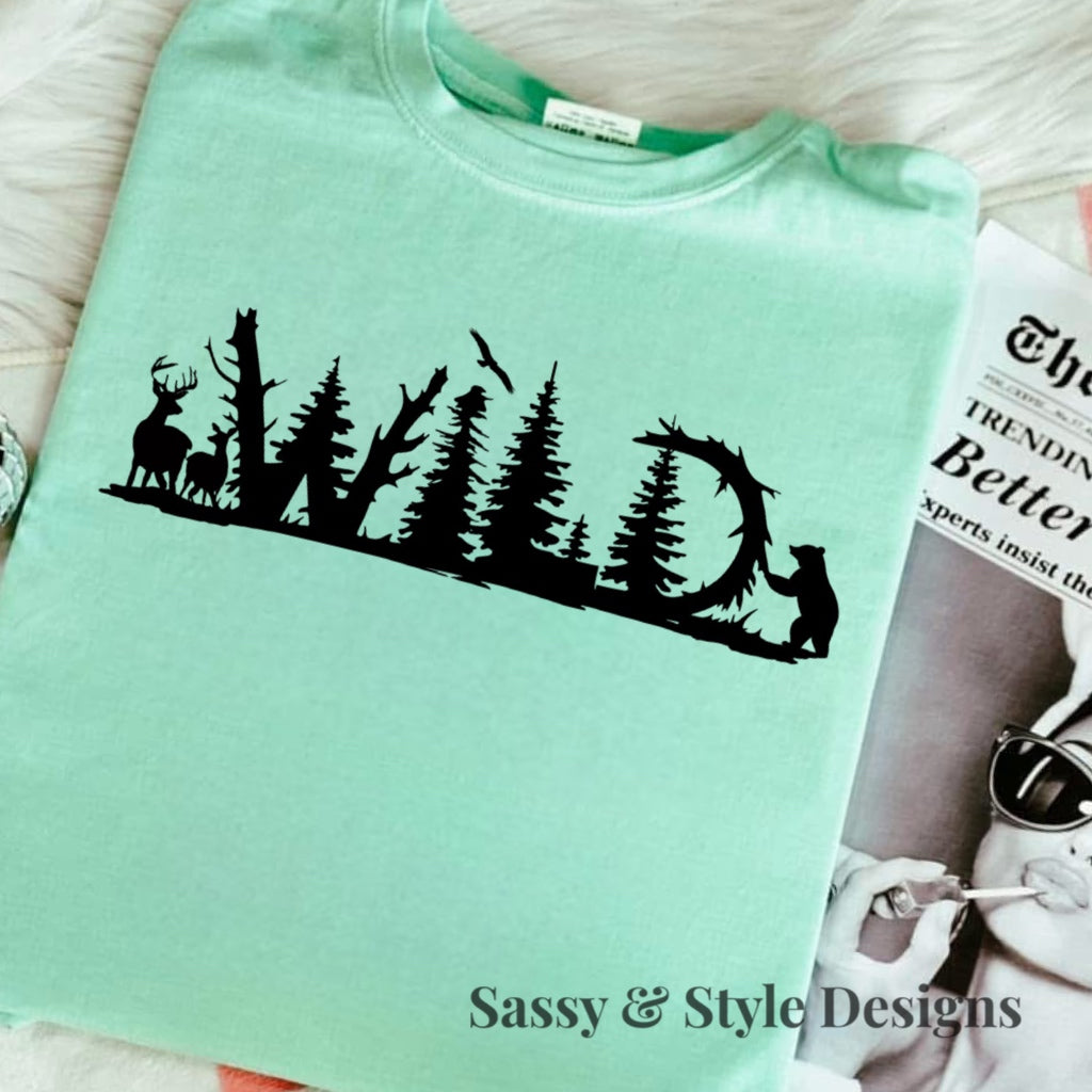 Outdoor Wild Vintage Graphic T-Shirt