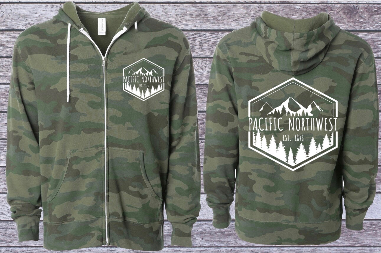 Exclusive Pacific Northwest Zip Up