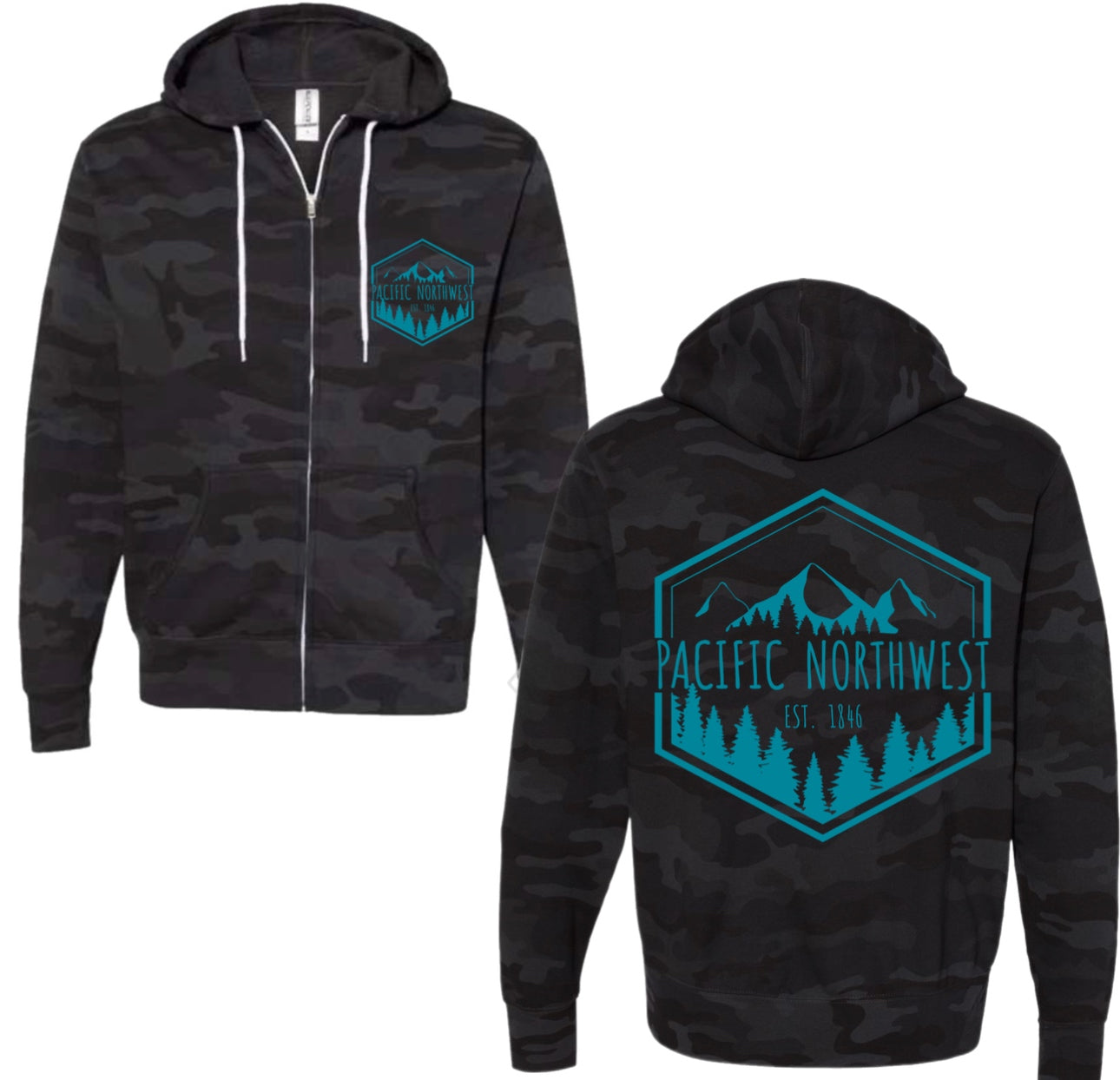 Exclusive Pacific Northwest Zip Up