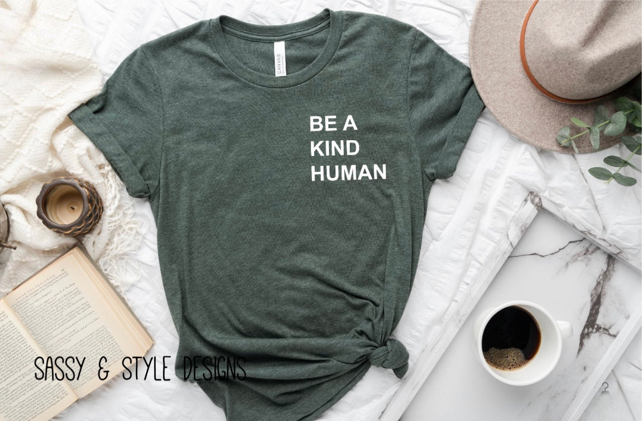 Be A Kind Human Graphic T-Shirt