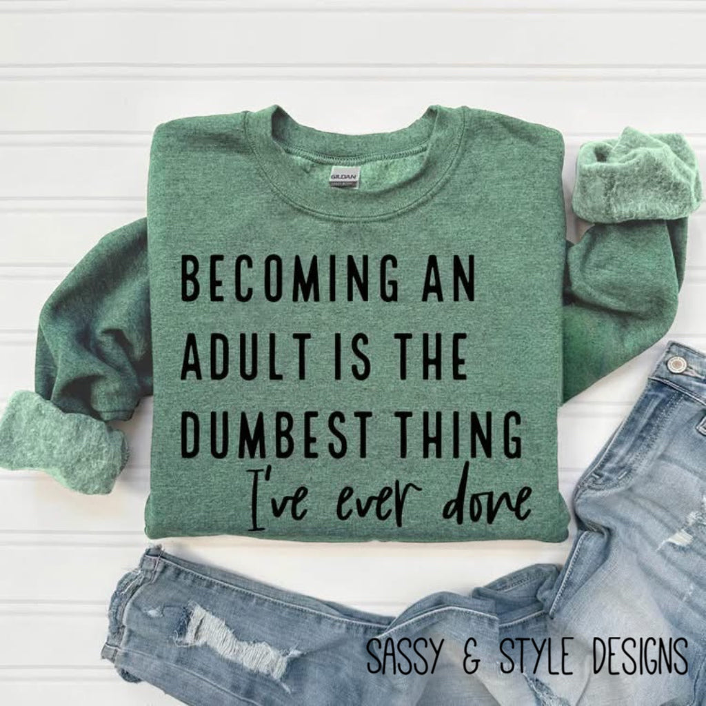 Becoming An Adult Graphic Shirt
