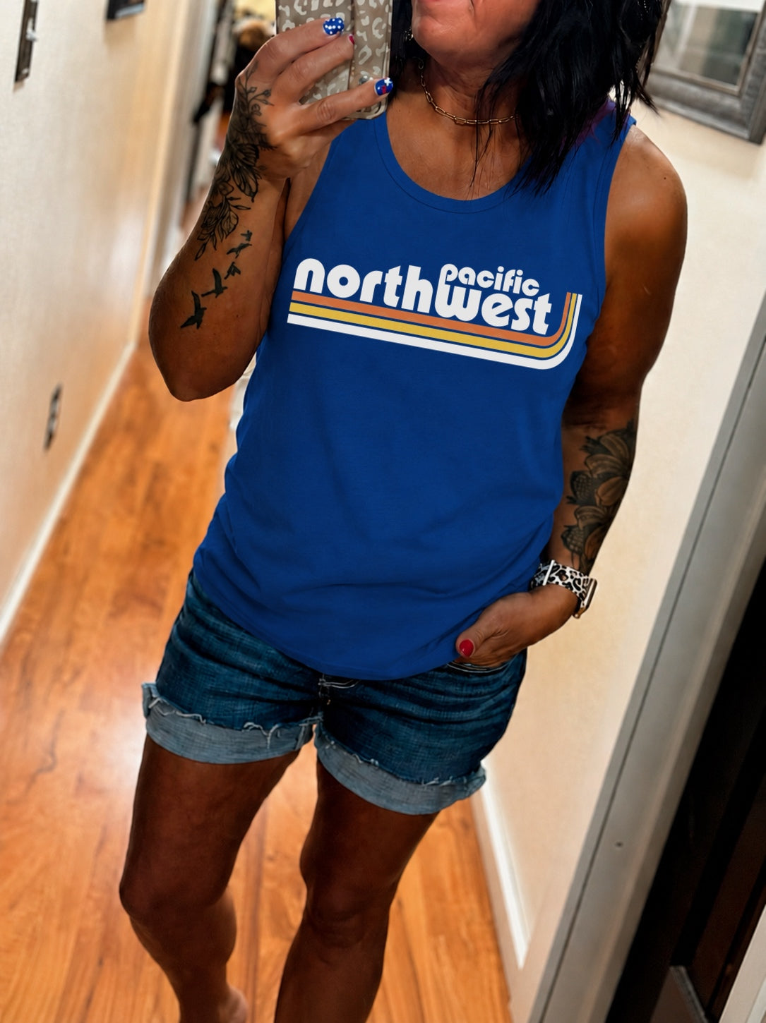 Pacific Northwest Muscle Tank Top