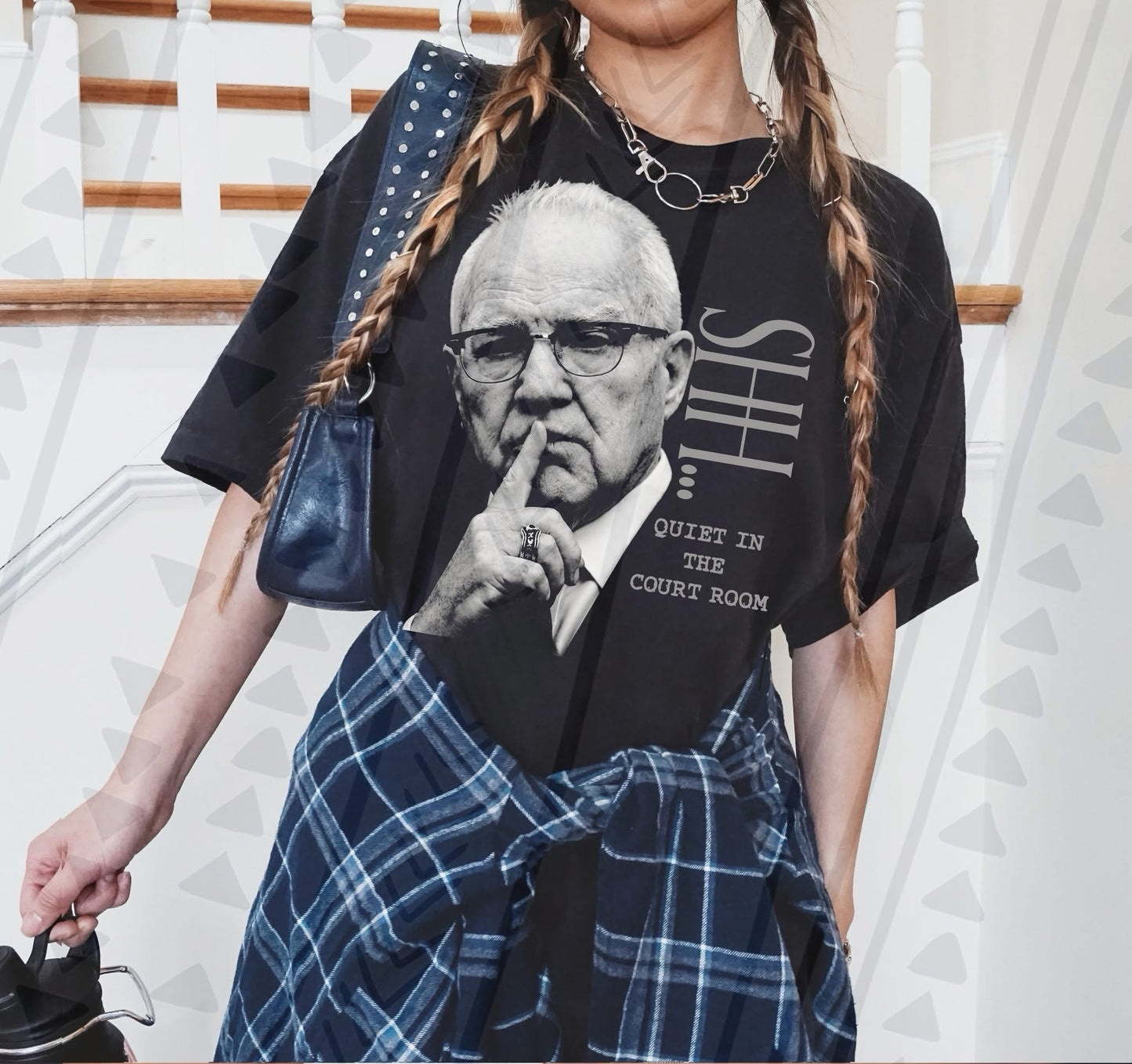 Shhhh Quiet in The Courtroom Graphic Shirt