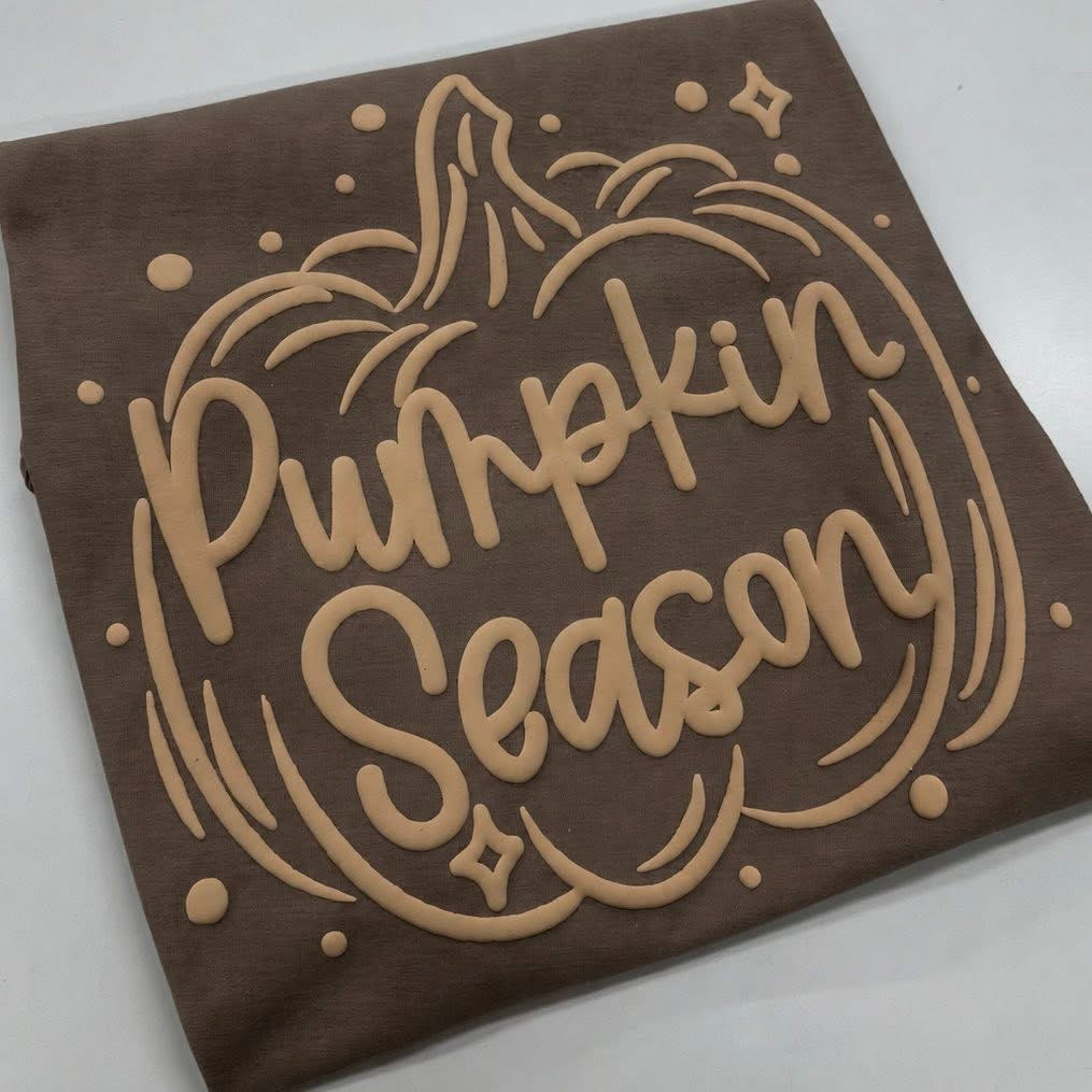 Pumpkin Season Puff Graphic Shirt