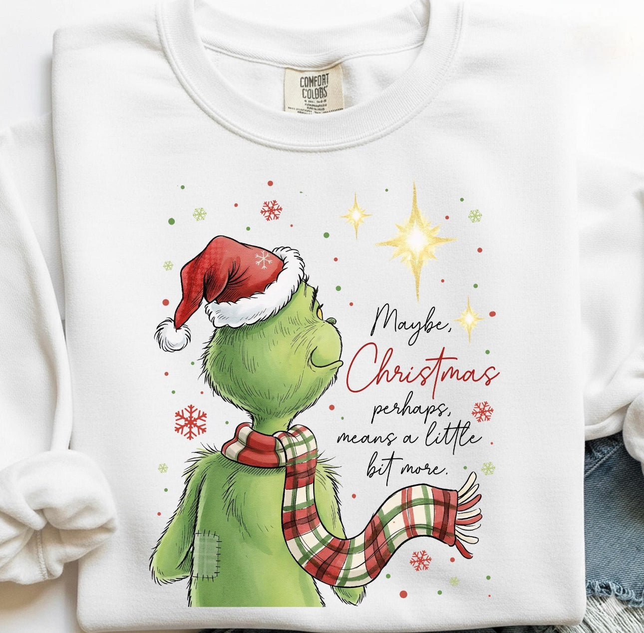 Means A Little Bit More Holiday Graphic Shirt