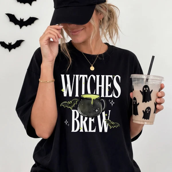 Bats Witches Brew Graphic Shirt