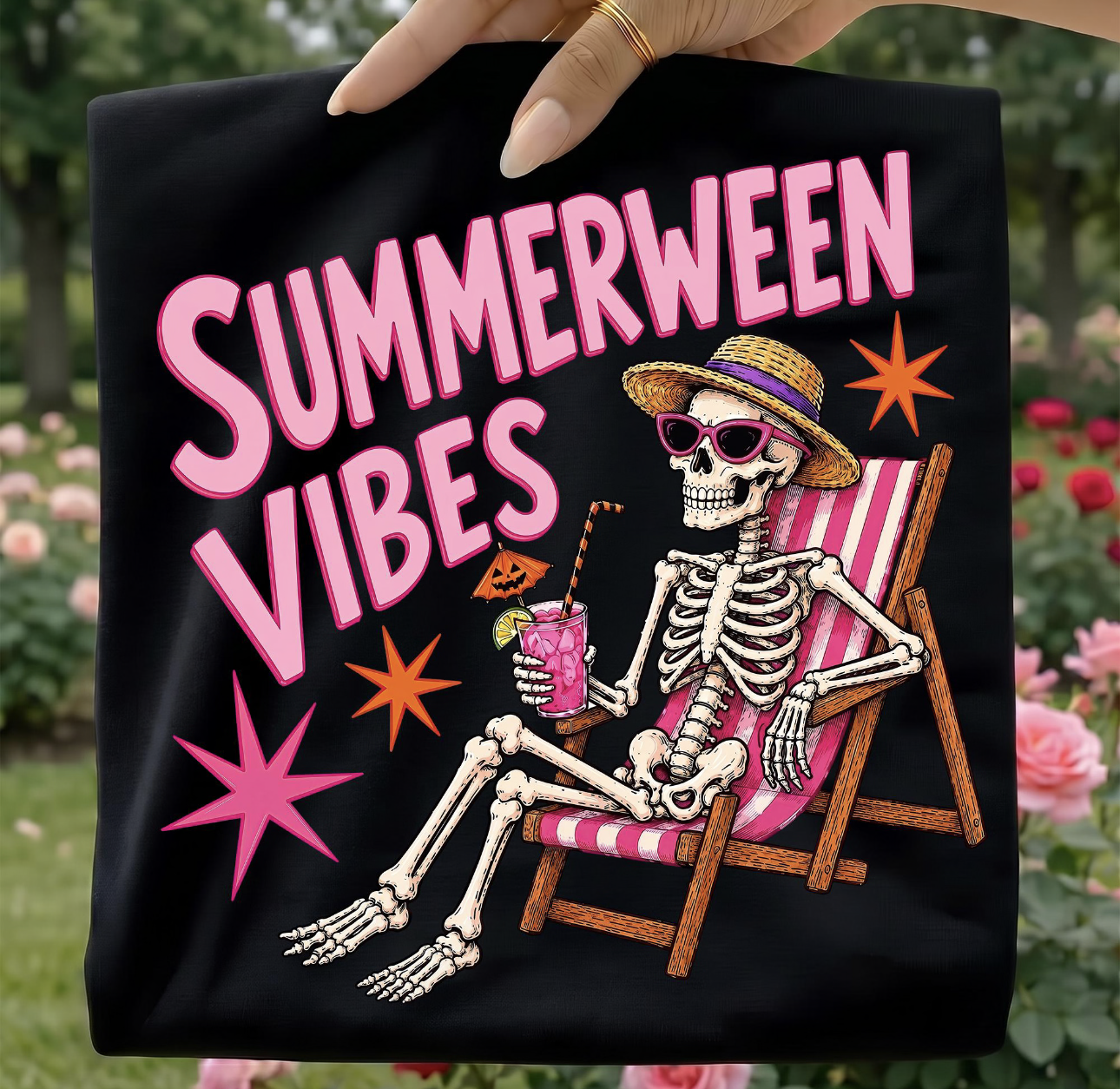 Summerween Vibes Graphic Shirt