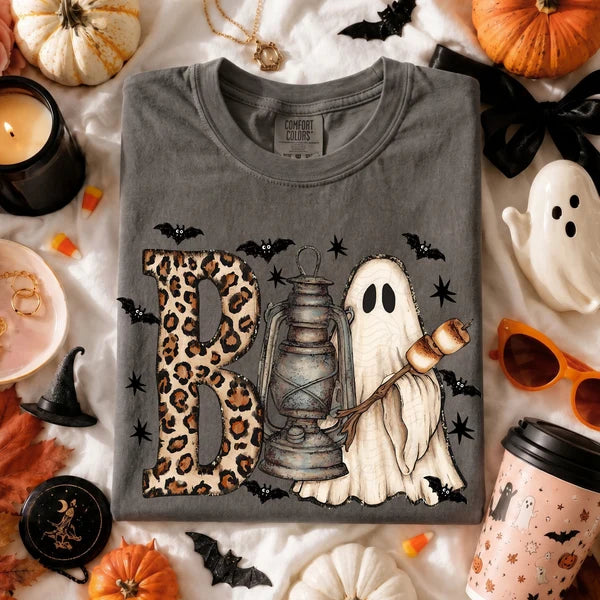 Boo Marshmallow Ghost Graphic Shirt
