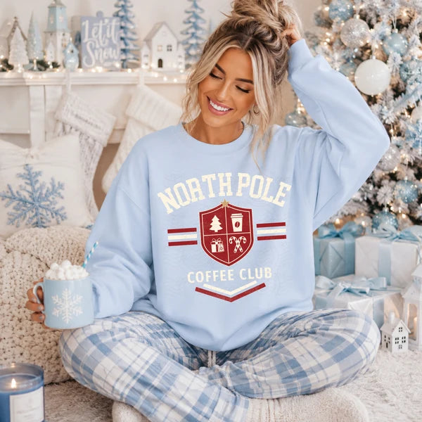 North Pole Coffee Club Graphic Shirt