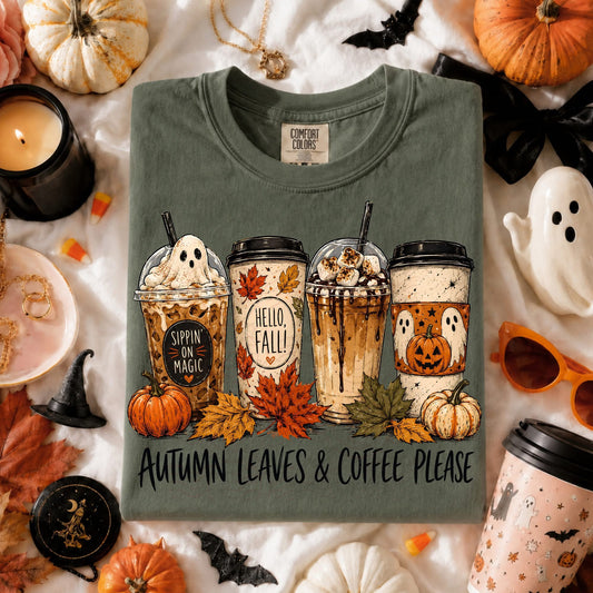 Autumn Leaves Graphic Shirt