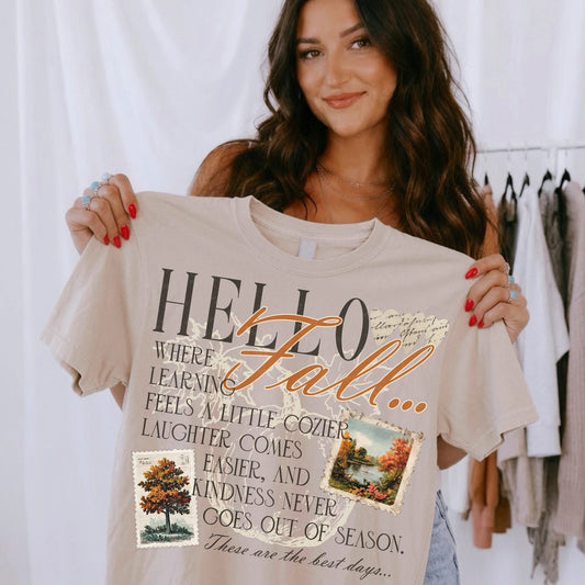Hello Fall Graphic Shirt