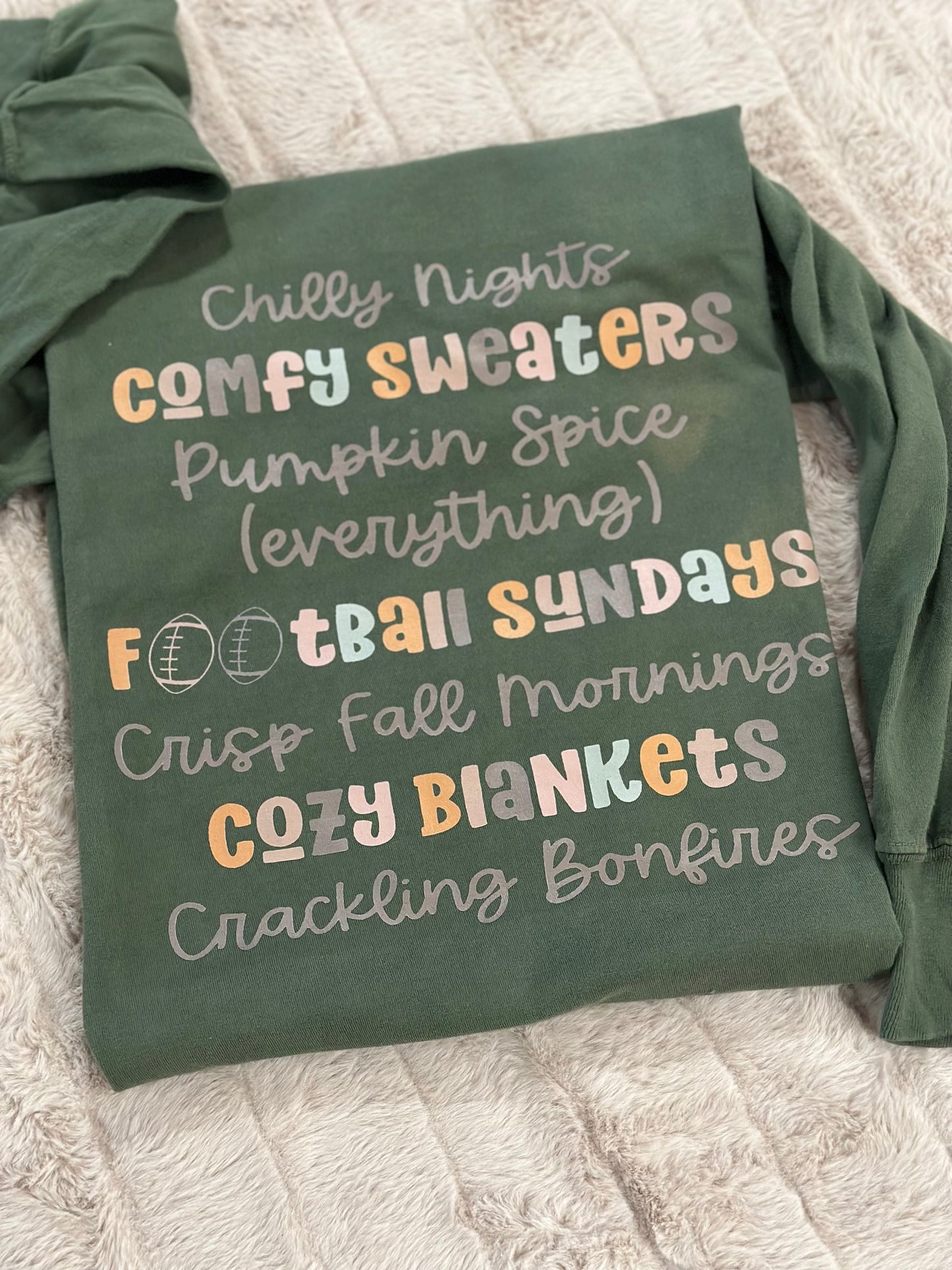 Cozy Blankets Graphic Shirt