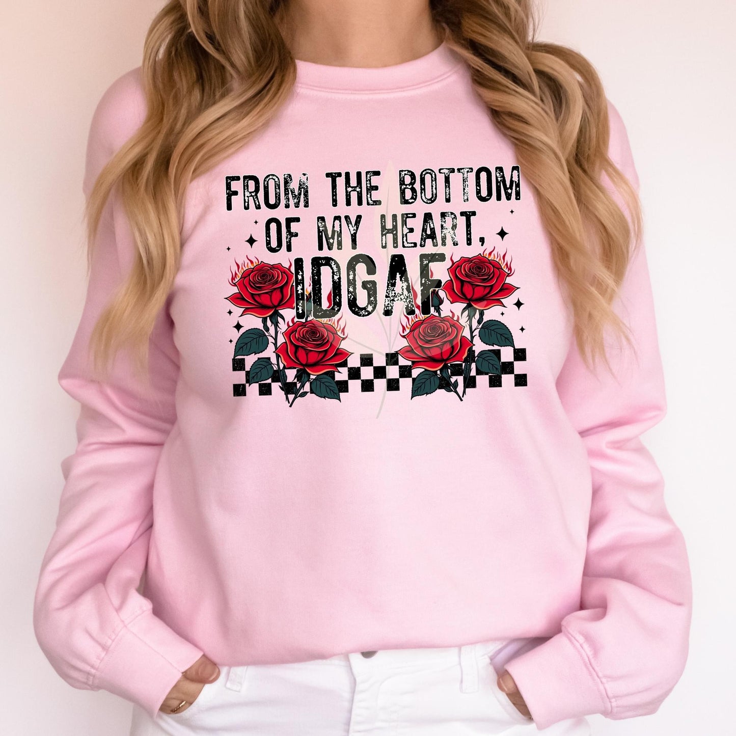 From The Bottom Of My Heart Graphic Sweatshirt