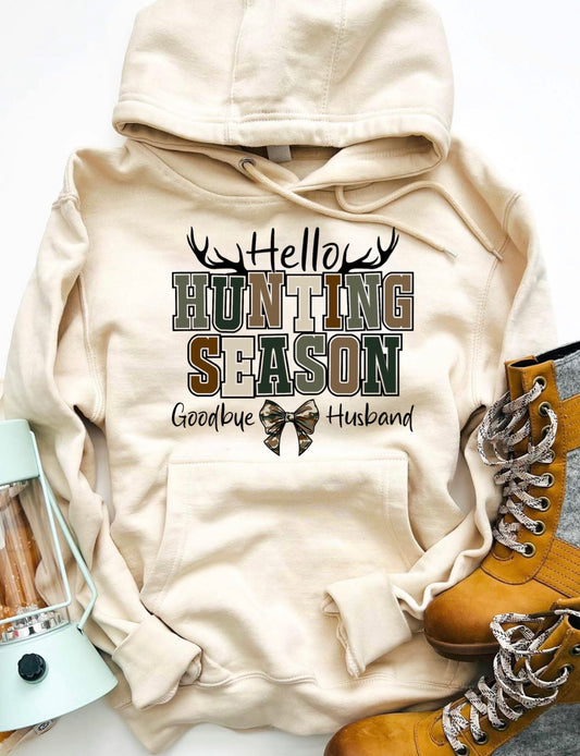 Hello Hunting Season Premium Graphic Hoodie