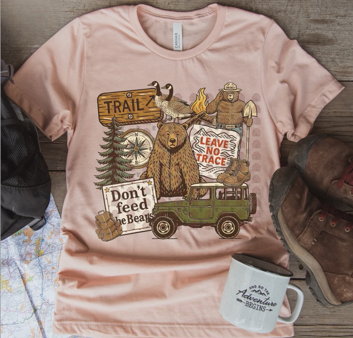 Don’t Feed The Bears Graphic  Shirt