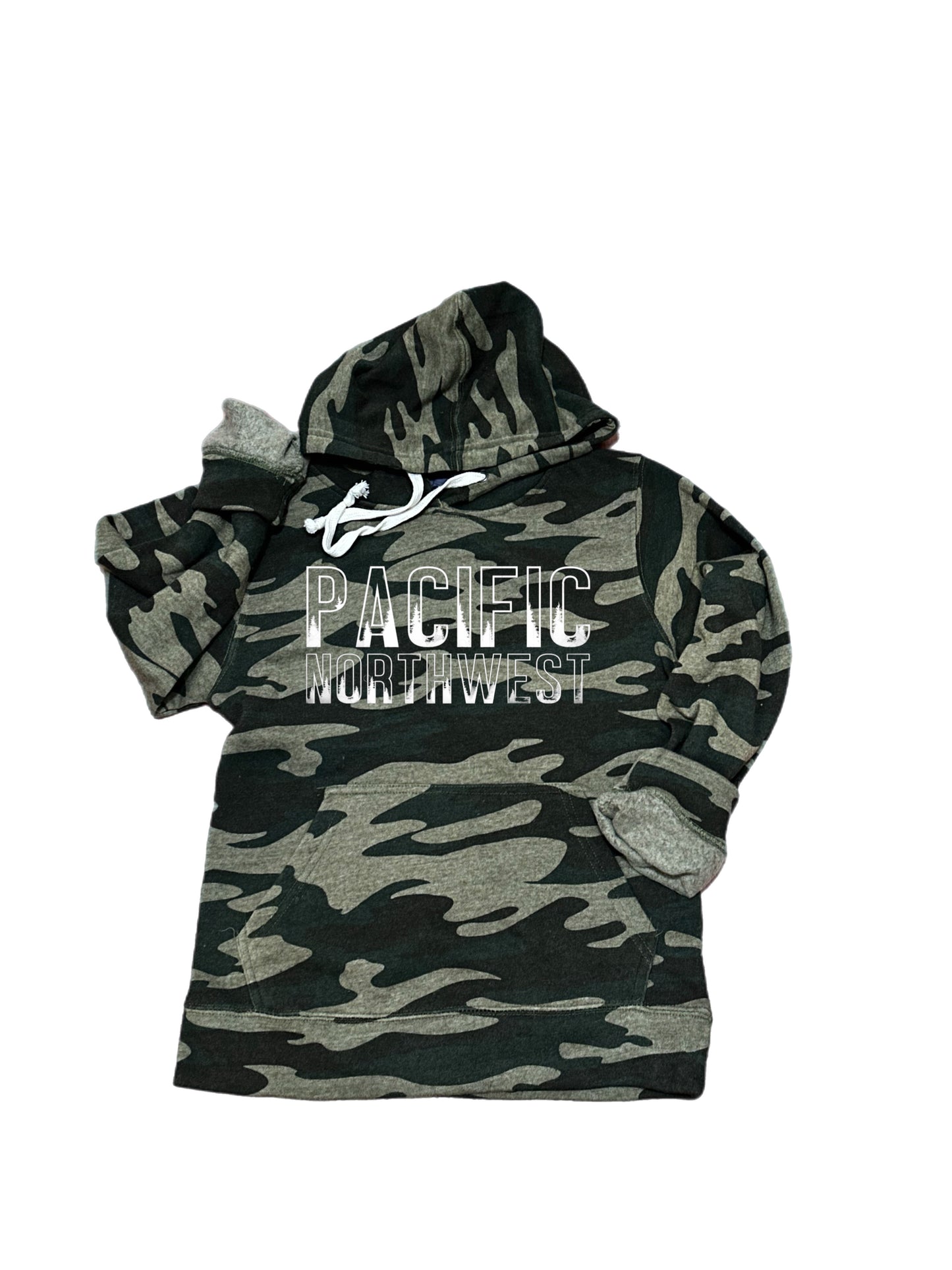 Premium Pacific Northwest Triblend Camo Hoodie