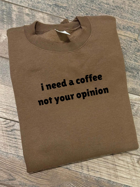I Need A Coffee Graphic Shirt