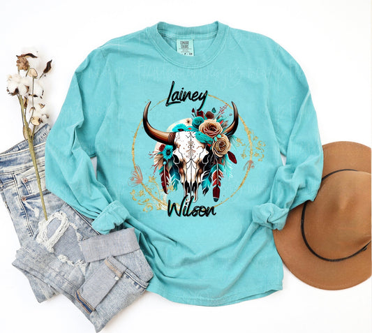 Western Lainey Long Sleeve Vintage Tee