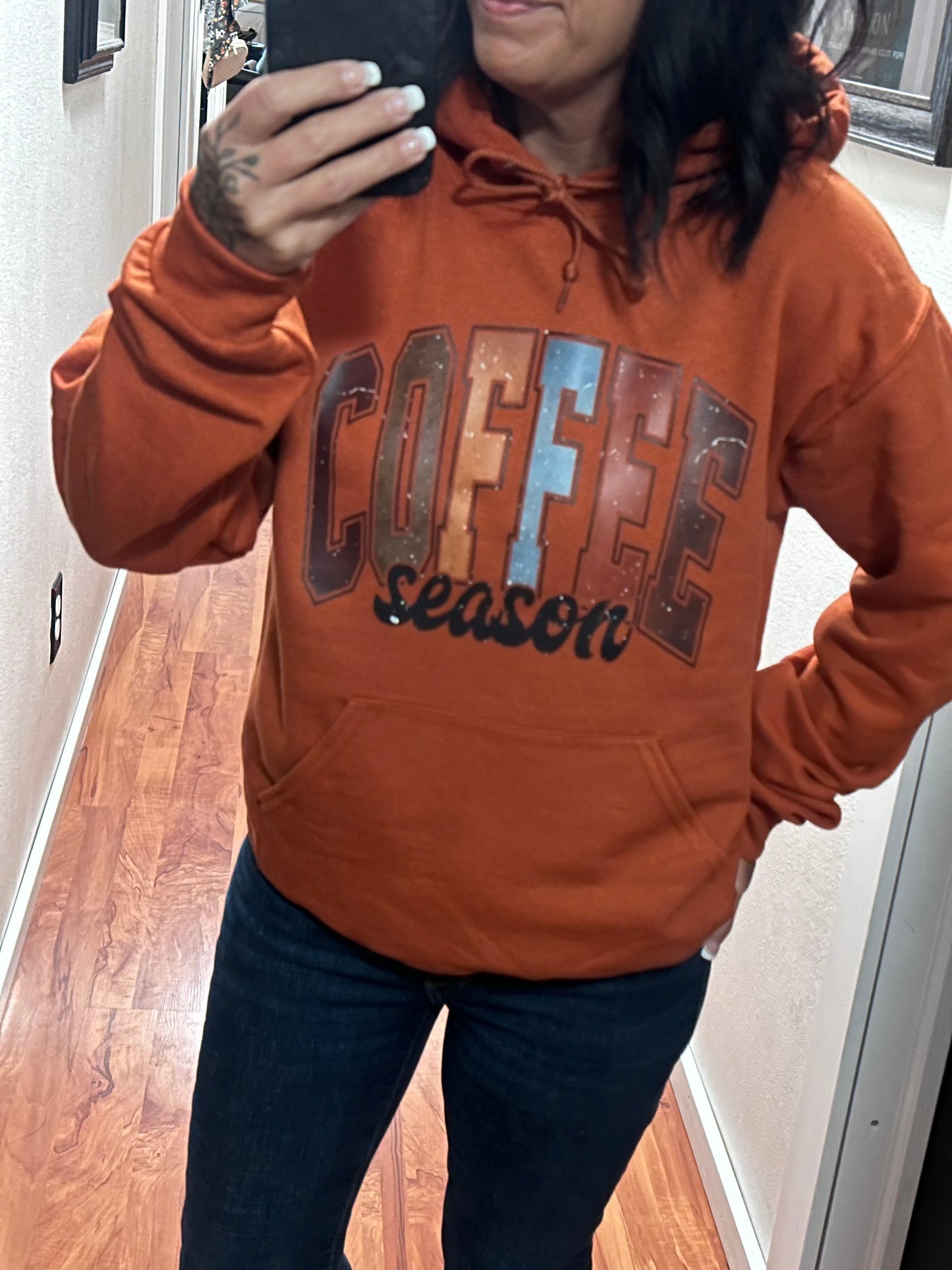 Coffee Season Graphic Hoodie