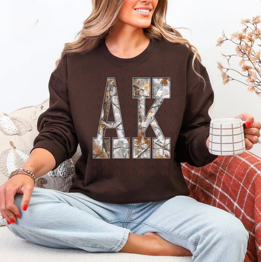 AK Gray Camo States Graphic Shirt