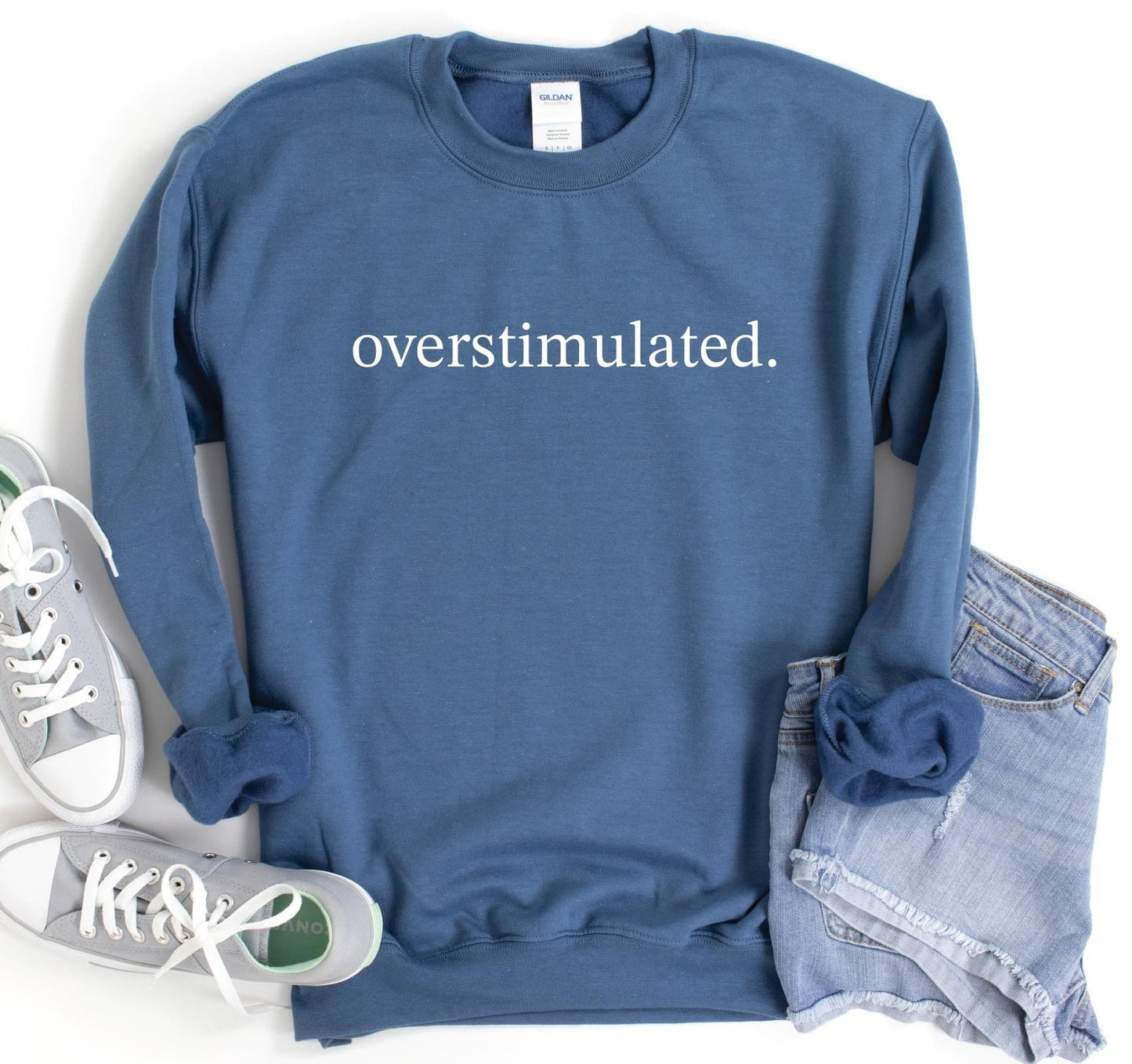 Overstimulated Graphic Sweatshirt