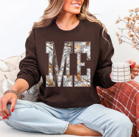 ME Gray Camo States Graphic Shirt