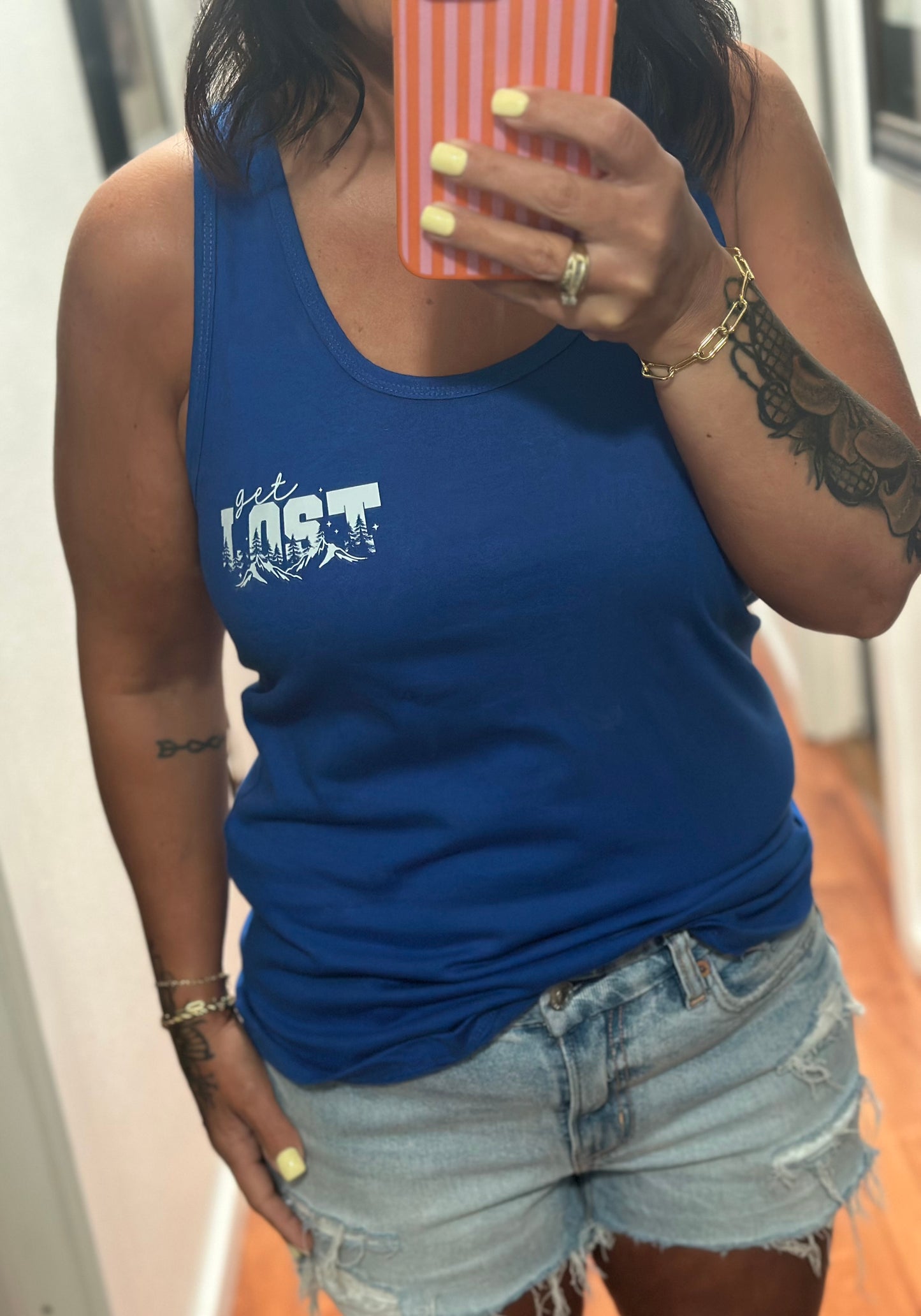 Get Lost Racerback Tank Top