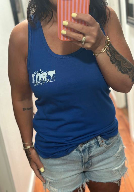 Get Lost Racerback Tank Top
