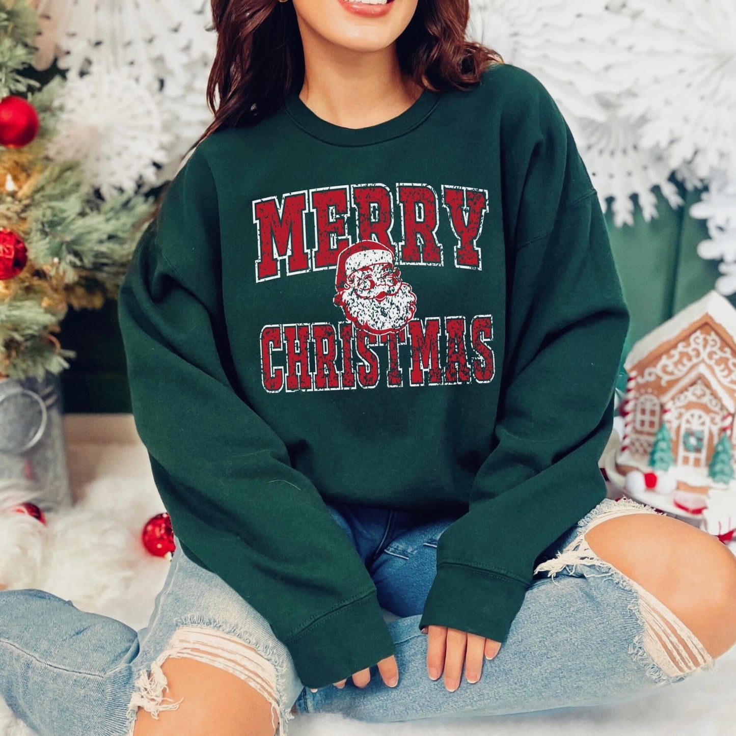 Vintage Merry Christmas Graphic Shirt