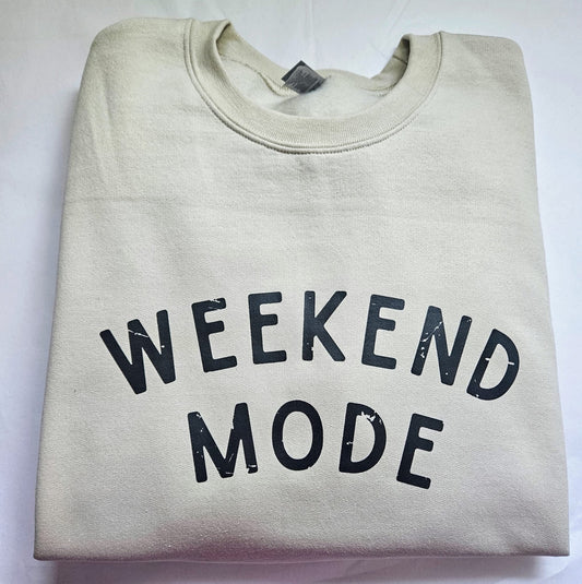Weekend Mode Graphic Crewneck