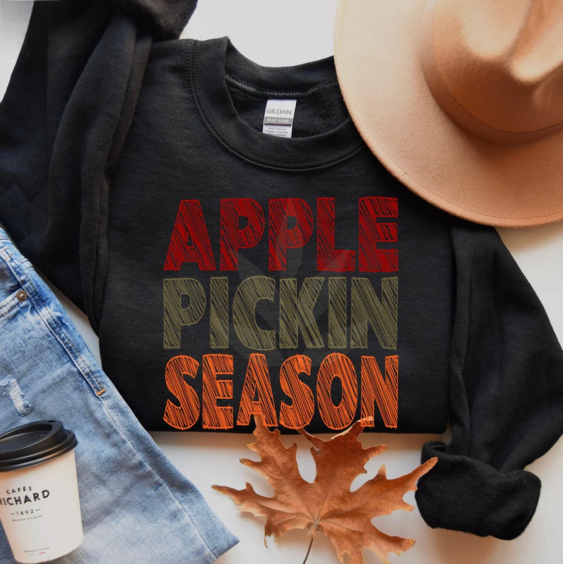 Apple Pickin Season Graphic Sweater