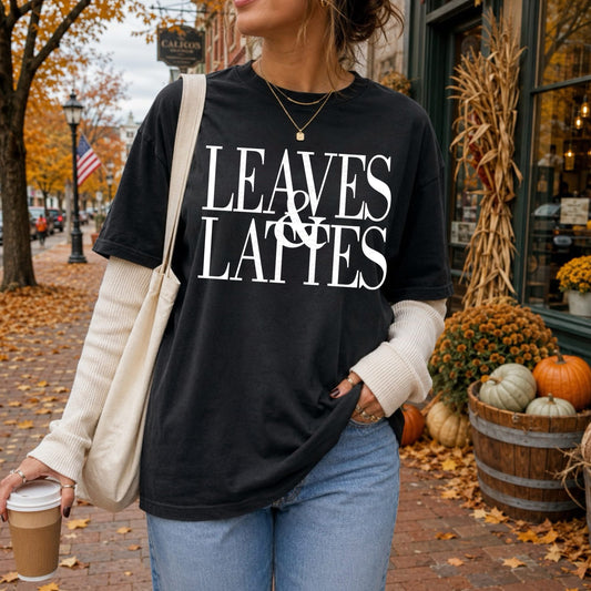 Leaves & Lattes Graphic Shirt