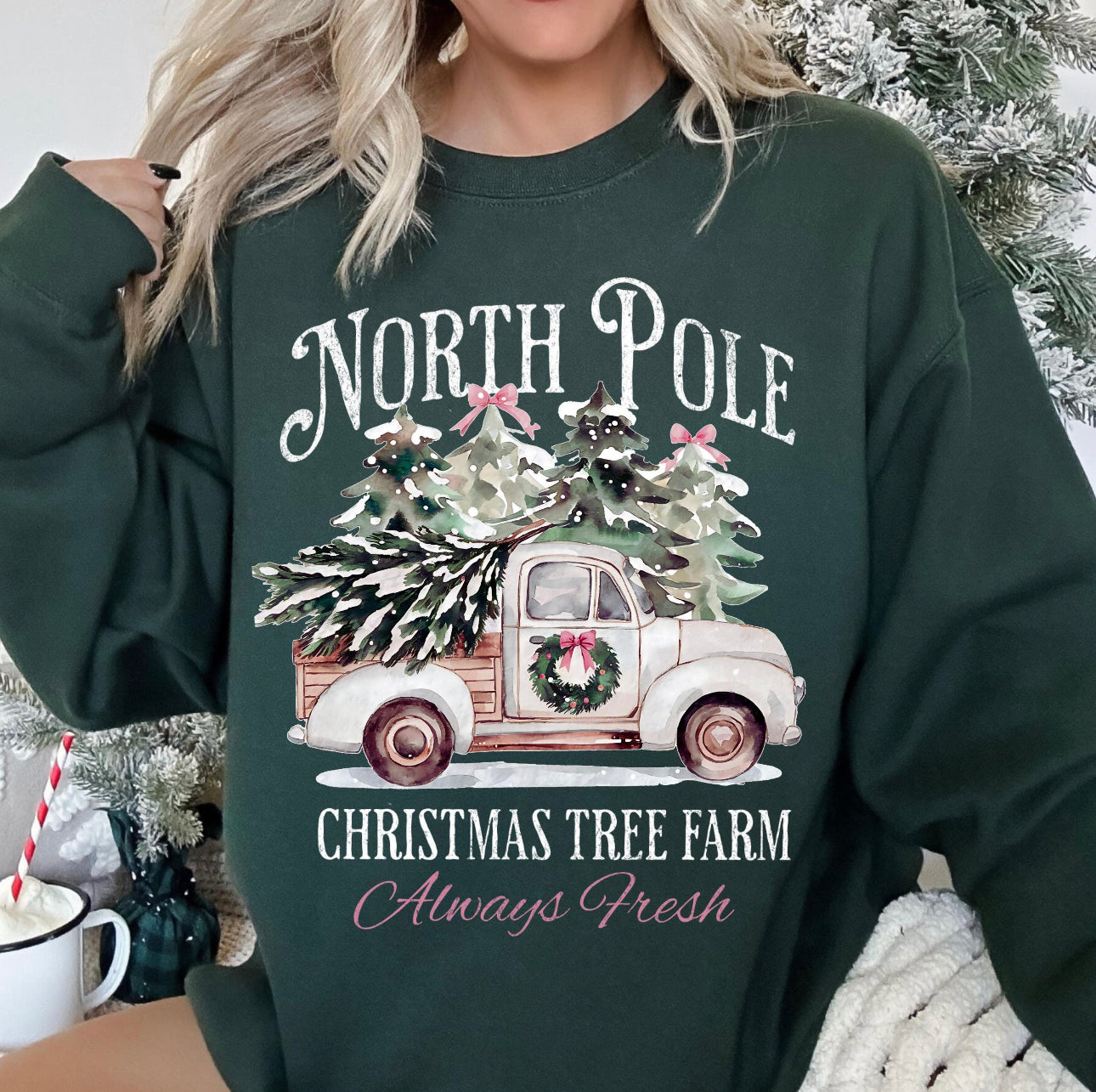 Farm Fresh  North Pole Graphic Sweatshirt