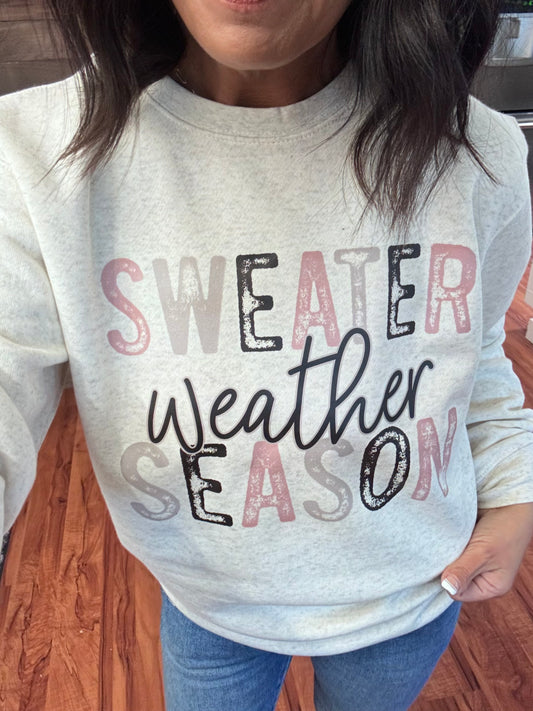 Sweater Weather Season Sweatshirt