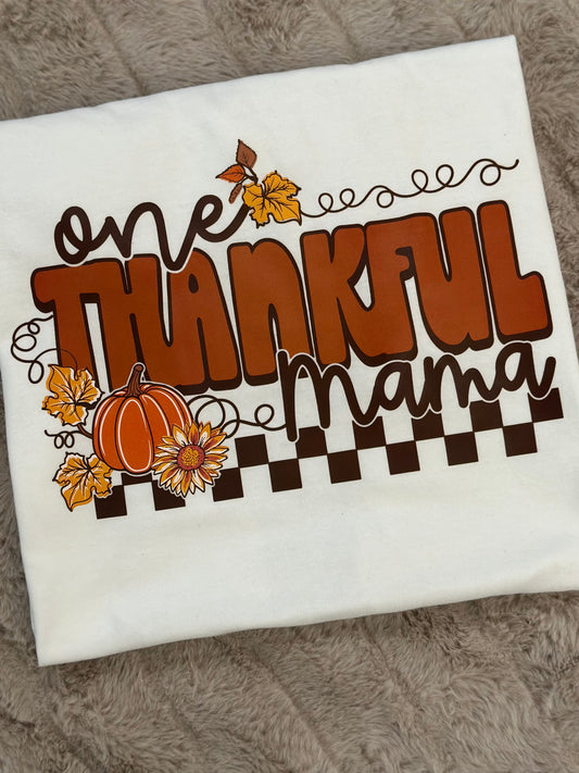 One Thankful Mama Graphic Shirt