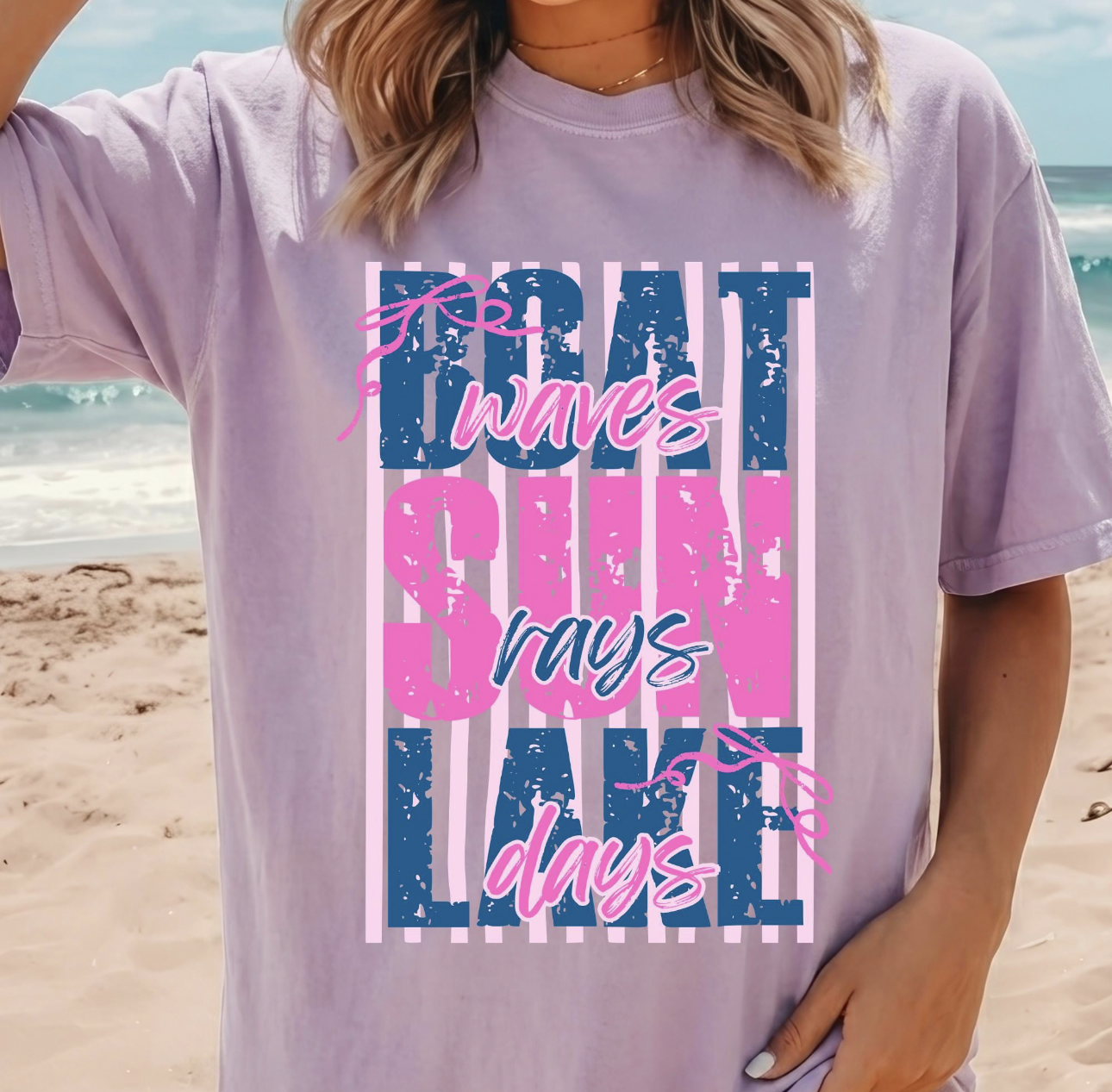 Boat Waves Graphic Tee