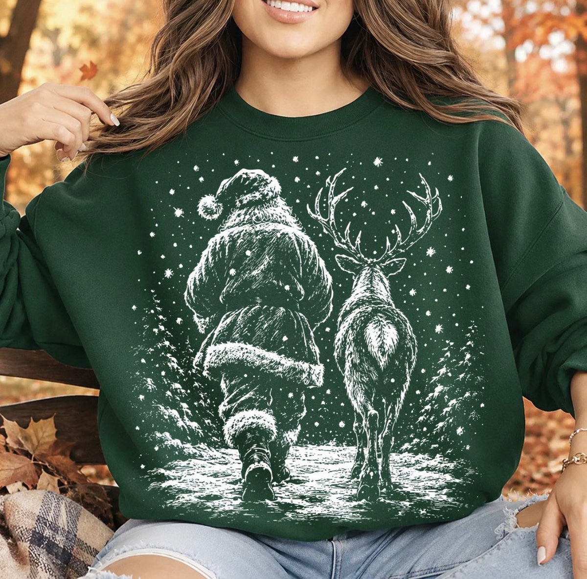 Vintage Santa Graphic Shirt