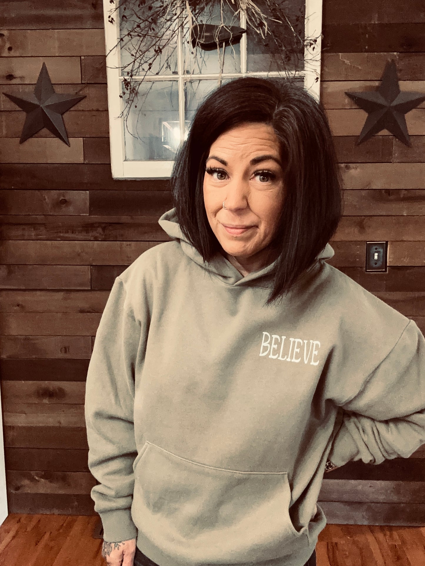 Premium Believe Bigfoot Graphic Hoodie