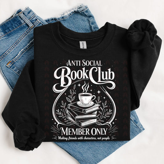 Antisocial Book Club Graphic Shirt