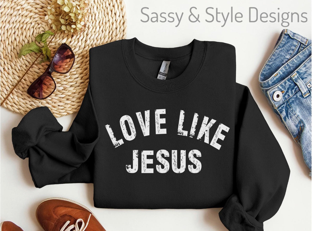 Love Like Jesus Graphic Shirt
