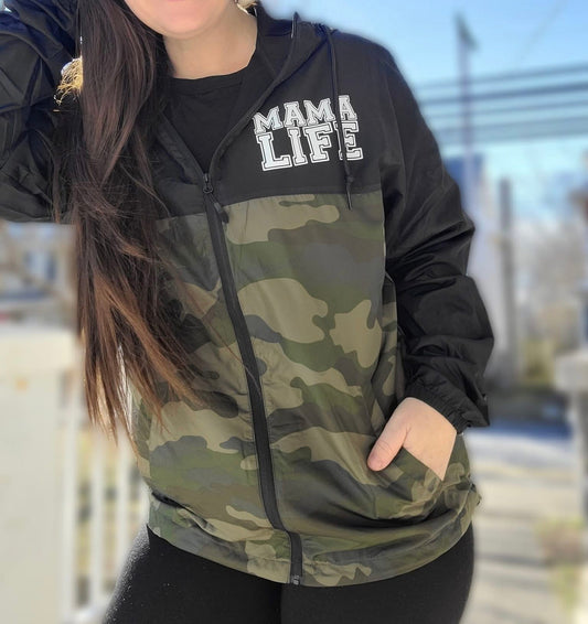 Camo Windbreaker